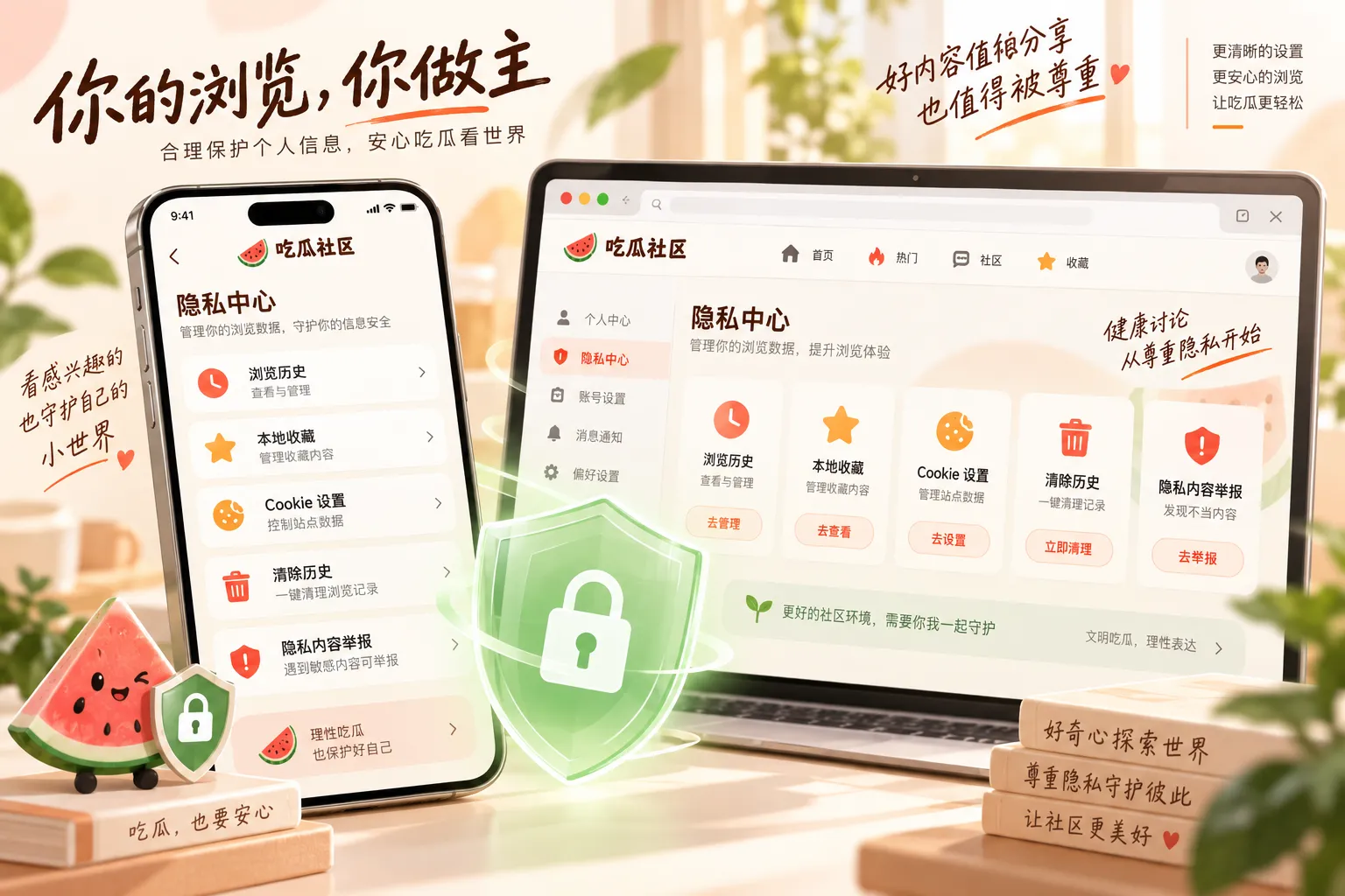吃瓜社区隐私保护与浏览数据说明